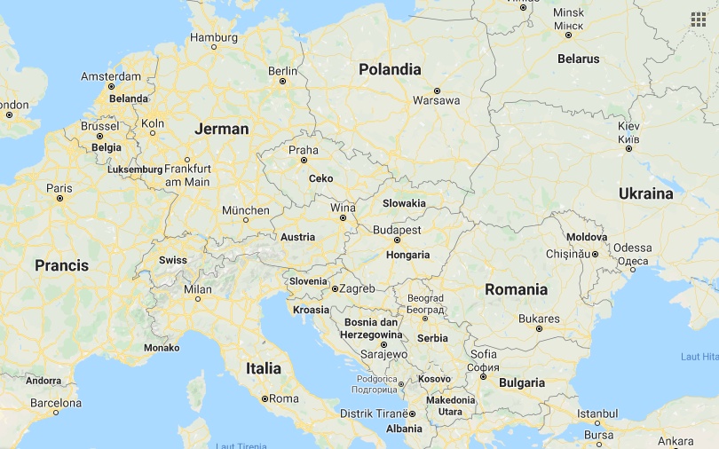 15 Nama Negara di Eropa Tengah Ibukota dan Mata Uangnya ~ Ruana Sagita