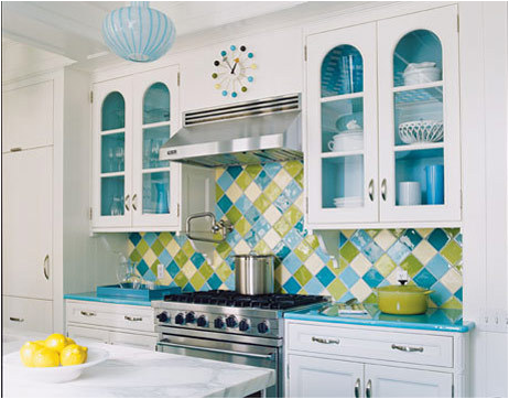 Key Interiors by Shinay: Turquoise Kitchen Ideas