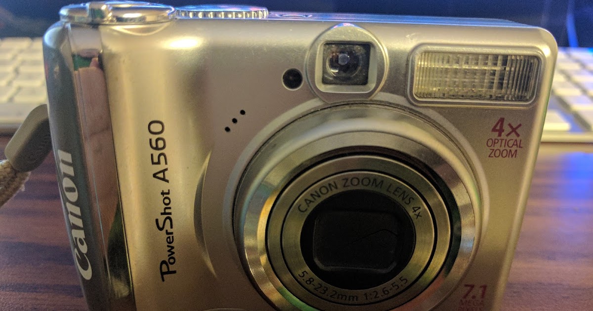 Undocumented Code Canon PowerShot A560 Teardown and Salvage