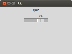 Hello-Python: Implement Scale bar of Tkinter