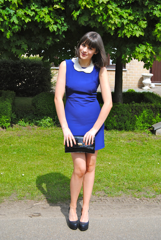 My Outfit // DIY pearl collar necklace