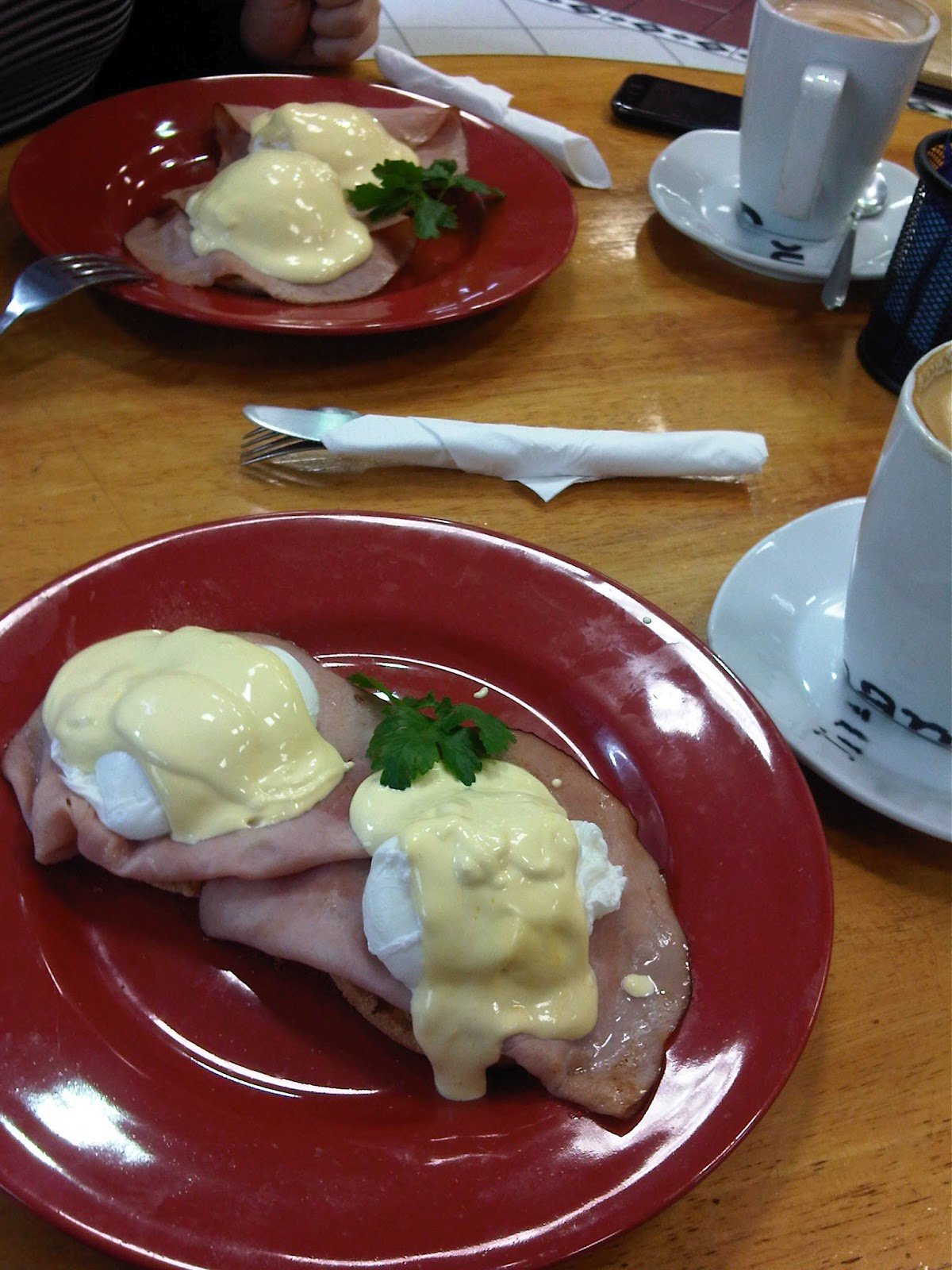 The hunt for the ultimate Melbourne CBD eggs benedict Koury's Coffee