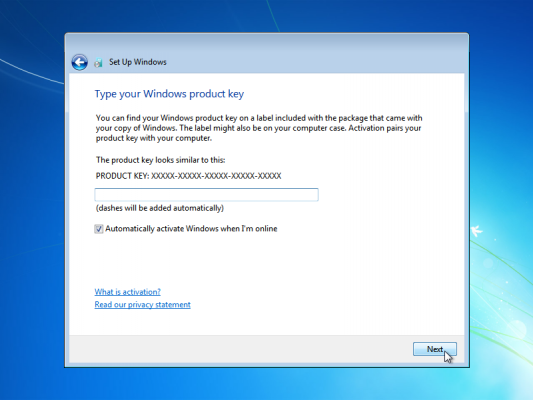Windows 7 Ultimate product key