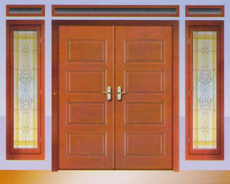  Pintu  kayu 