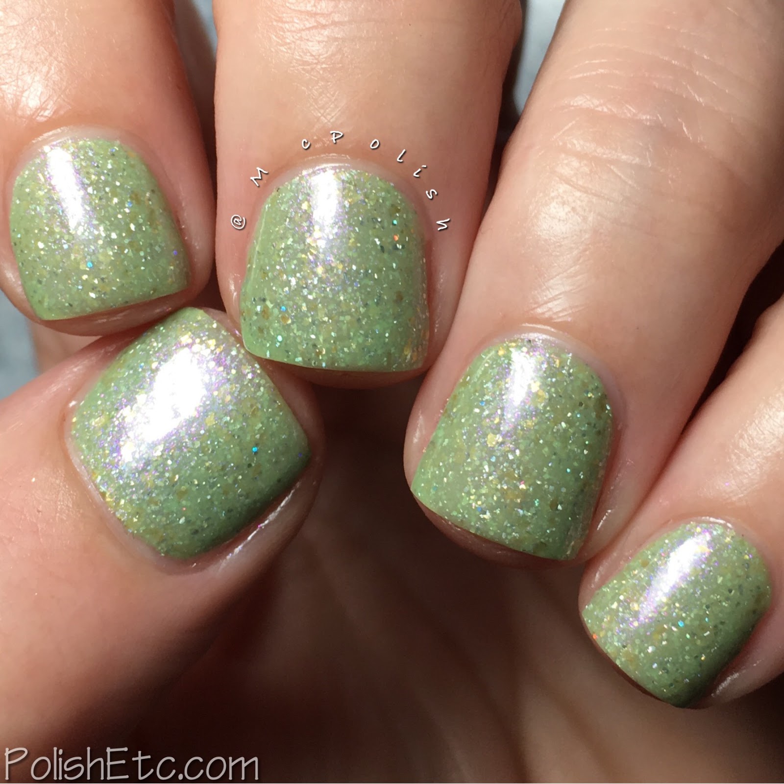Indies Outside the Box: Fan-tastic Customs - McPolish - Every Leaf Speaks Bliss To Me by Lollipop Posse Lacquer