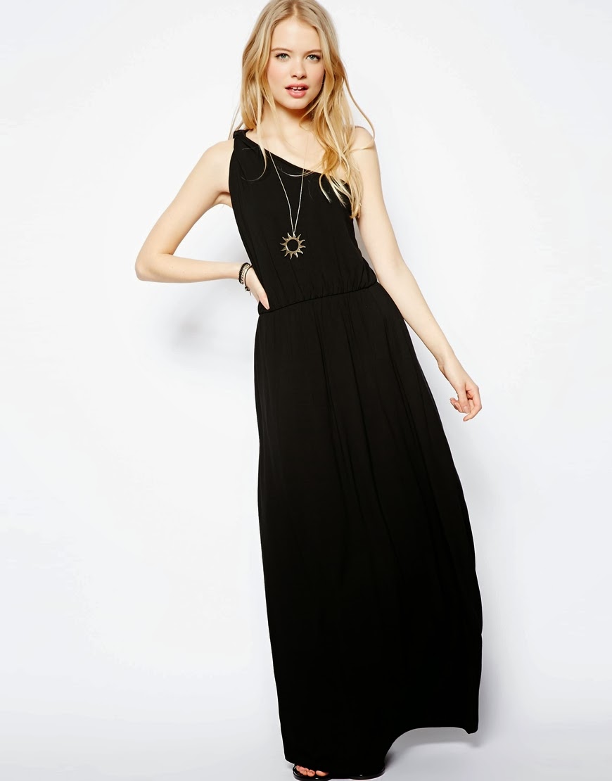 pretties' closet: ASOS Maxi Dress With One Shoulder