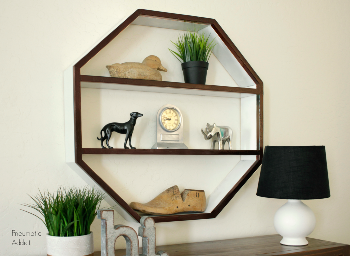 How To Make An Octagon Wall Shelf, Octagon Shape Floating Shelves