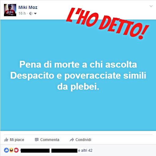 Moz O Clock Nerd E Retromani Pensieri Despacito E Pena Di Morte Una Riflessione Sulle Passioni