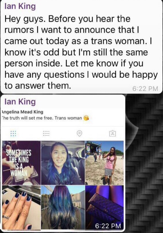 IN THE LOOP The Coming Out of Ian King as Queen PINOY ETCHETERA