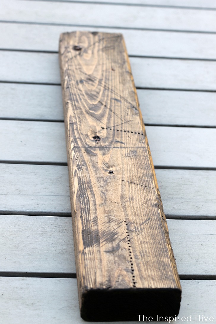 DIY Rustic Wooden Ironing Board Hanger The Inspired Hive