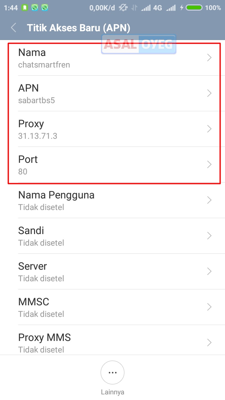 Cara Mengubah Kuota Chat Smartfren Menjadi Kuota Reguler ...
