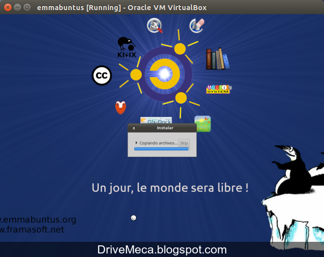DriveMeca instalando Emmabuntus 3 paso a paso