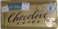 Chocolove XOXOX Extra Strong Dark-- 77 % Cacao