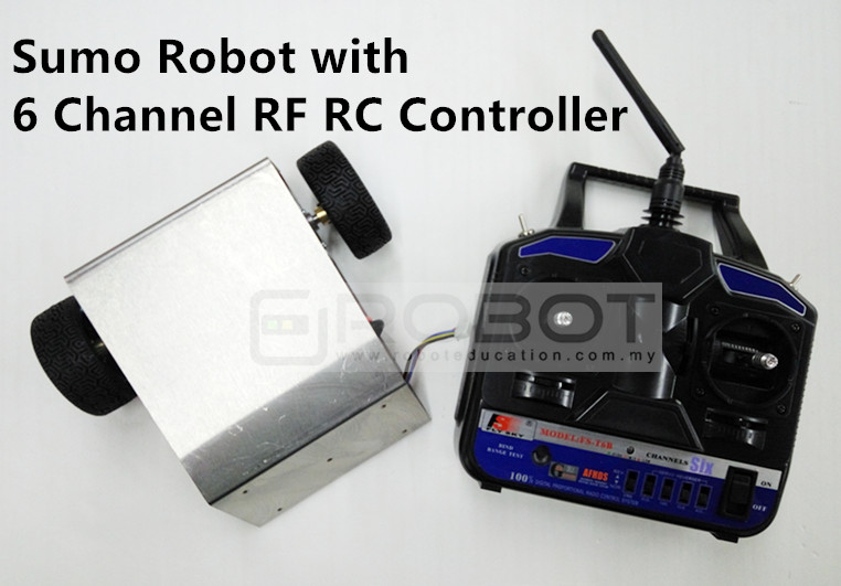 Stainless Steel Sumo Combat Robot with PS2 Controller or RF RC ...