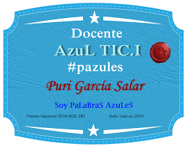 INSIGNIA DE PALABRAS AZULES