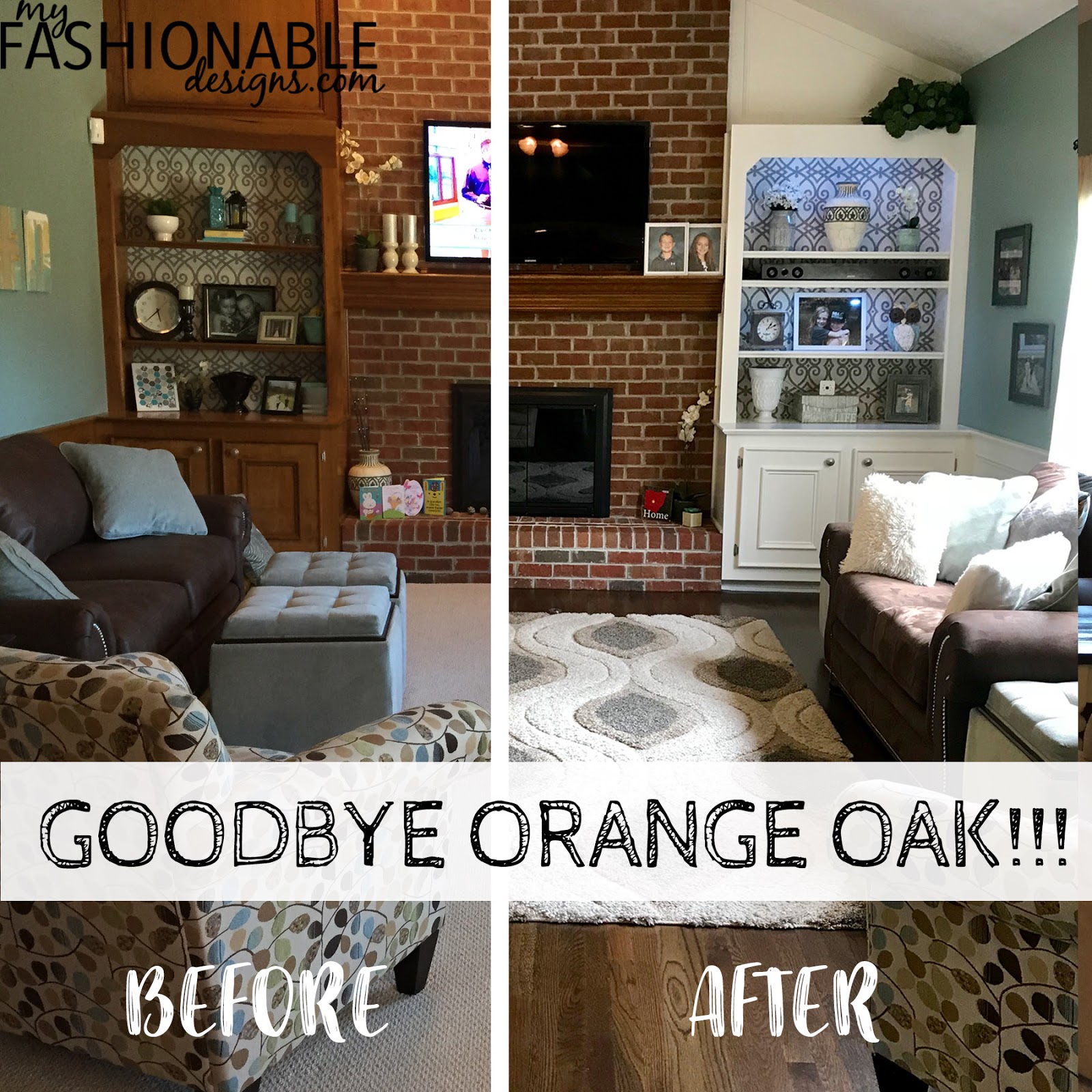 My Fashionable Designs Painting Our Trim White