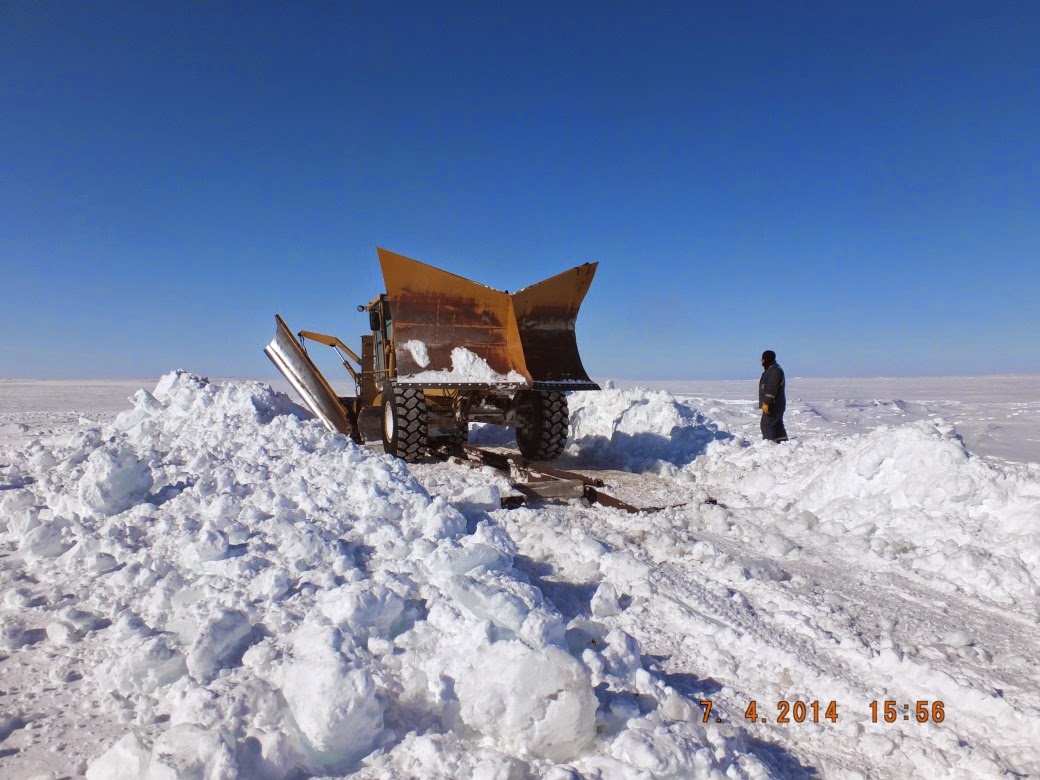 On The Land Contwoyto Lake, Nunavut, March 2014