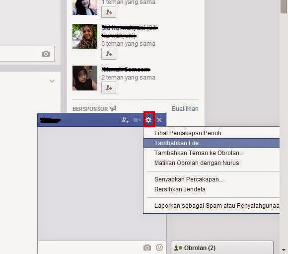 Cara Mengirim File Berkas Dengan Facebook