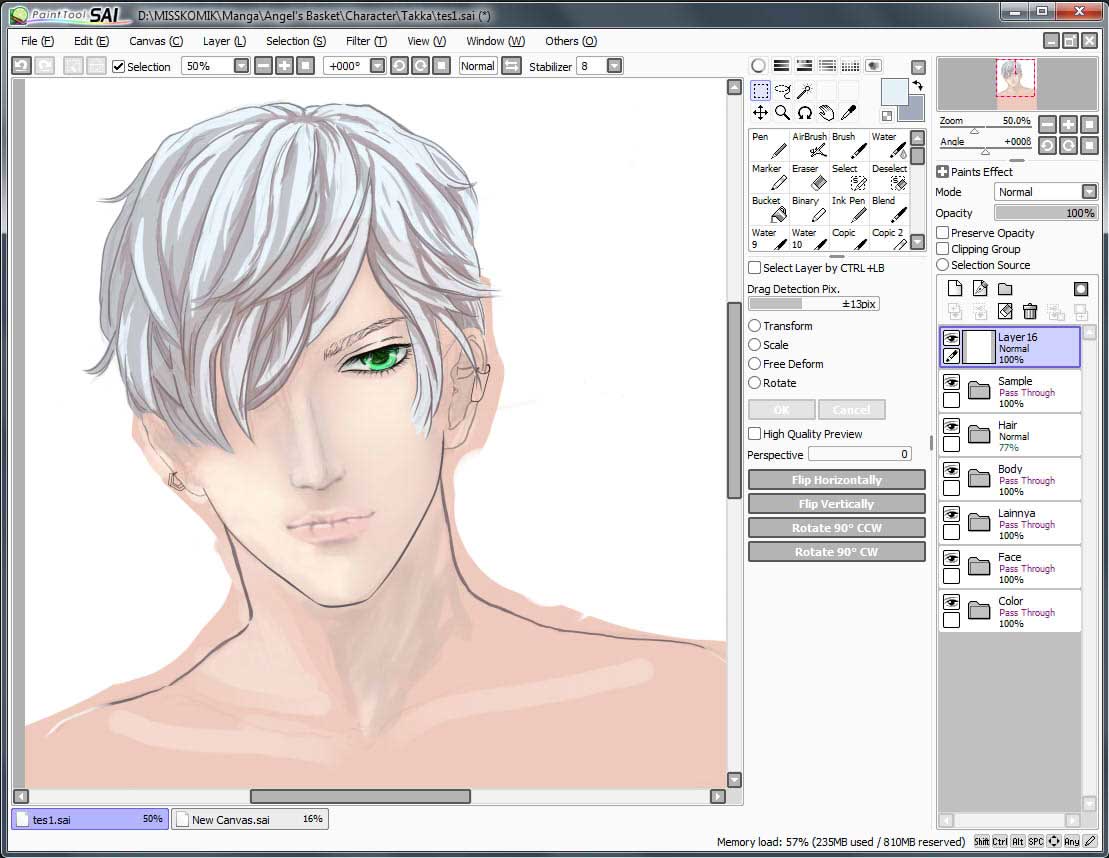 Tutorial Dasar Sai Paint Pen Tablet Mouse
