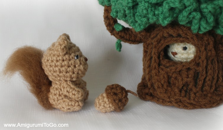 Lil Oak ~ The Hiding Tree ~ Amigurumi To Go