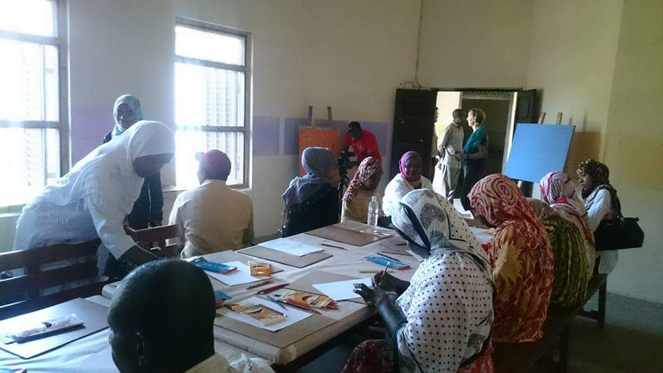 Zanzibar art, in the eyes of a local artist Dullah Wise. Art therapy at Kidonge Chekundu Mental