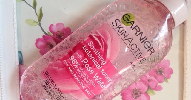 garnier rose water toner