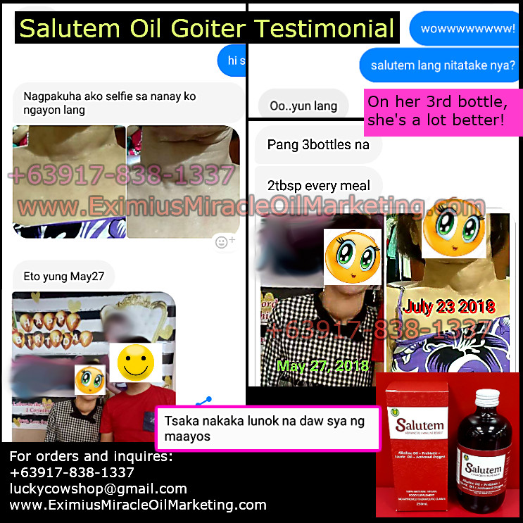 salute oil goiter testimonial