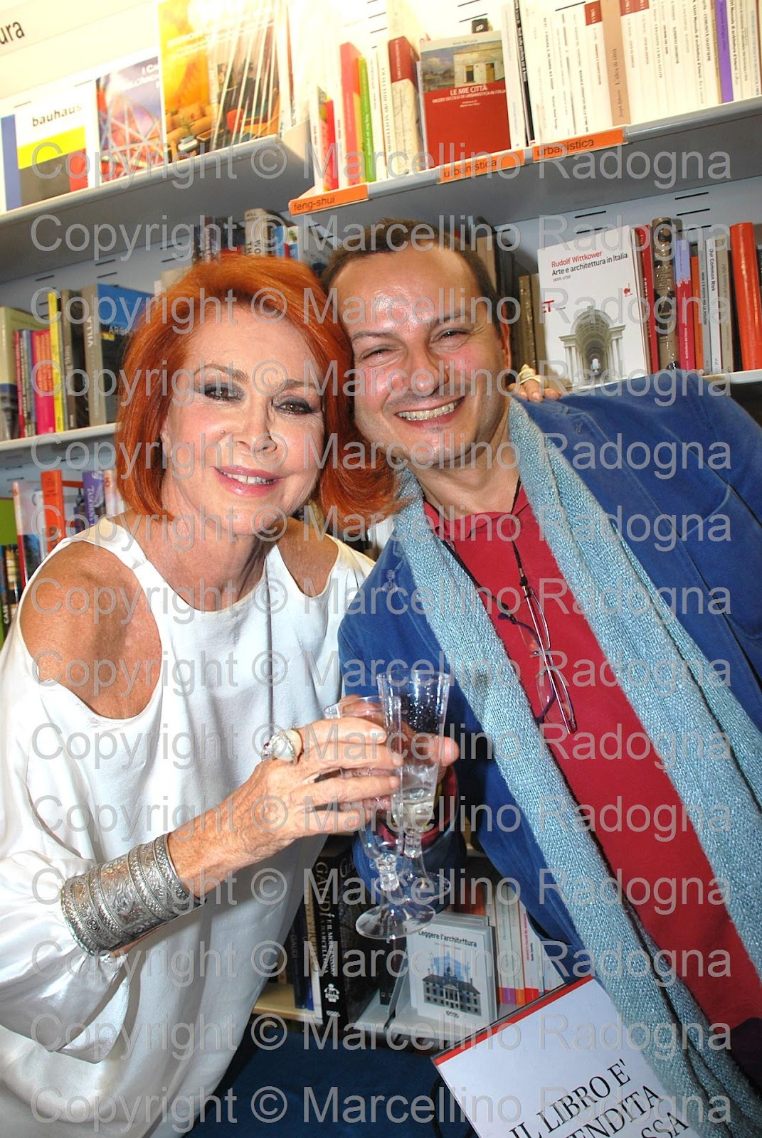 Marcellino Radogna Fotonotizie per la stampa Marina Ripa di Meana con il figlio Andrea