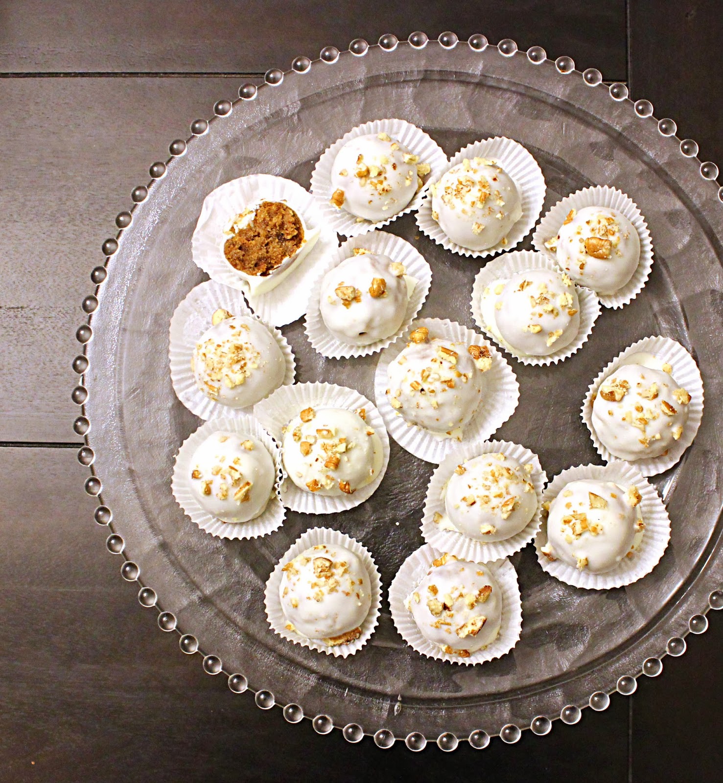 sugar & spice White Chocolate Gingerbread Truffles with Lemon Ginger