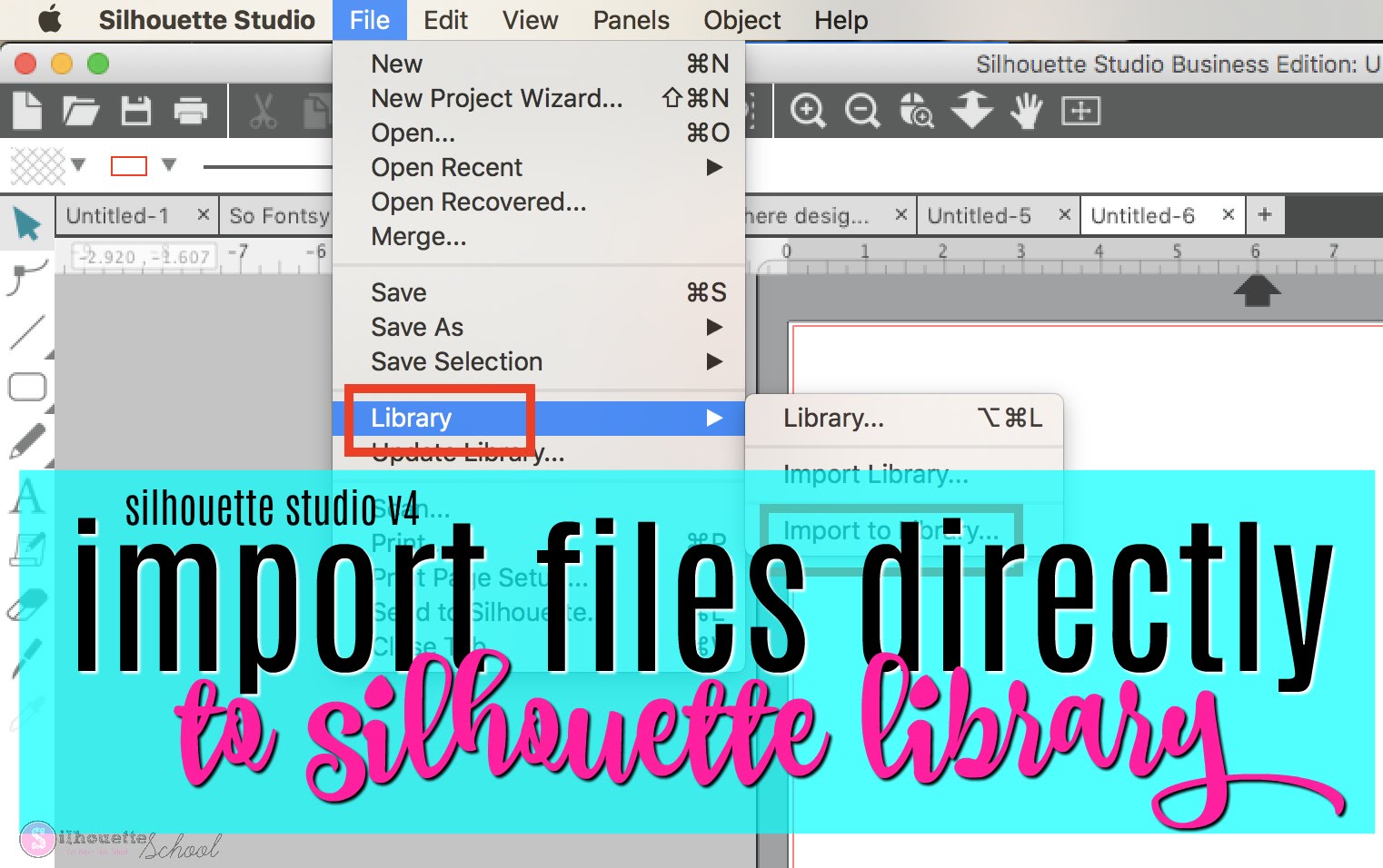 Download How To Save Svg Designs Directly To Silhouette Studio Library V4 Silhouette School SVG Cut Files