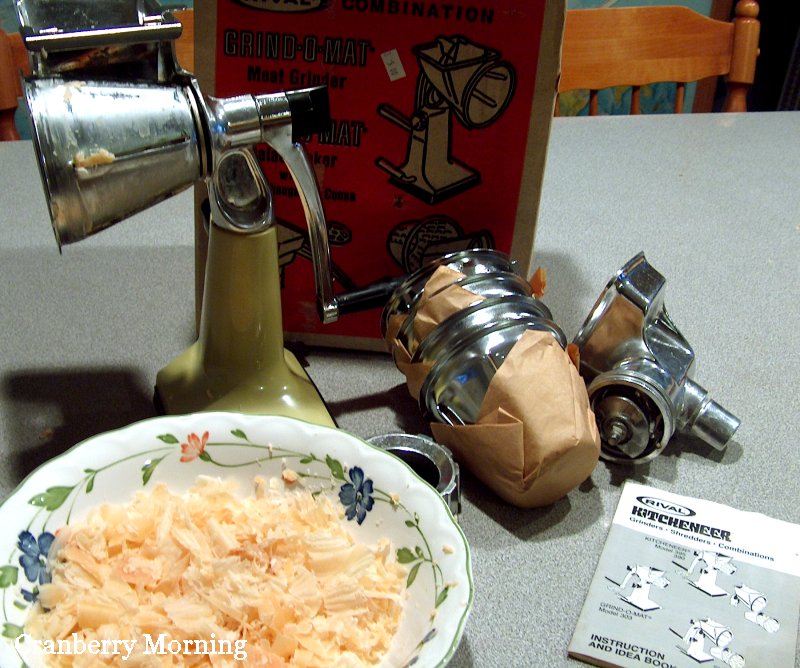 Cranberry Morning Vintage Food Processor and Laundry Soap Recipe