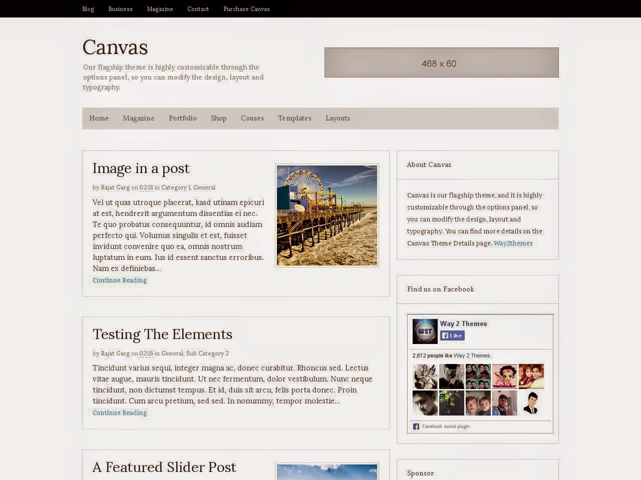 Canvas Niche Blogger Template Blogger Templates Gallery