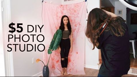 DIY PHOTOGRAPHY STUDIO FOR ONLY $5