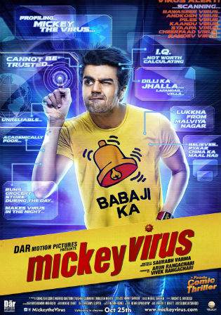 Mickey Virus 2013 HDRip 350Mb Full Movie Hindi 480p