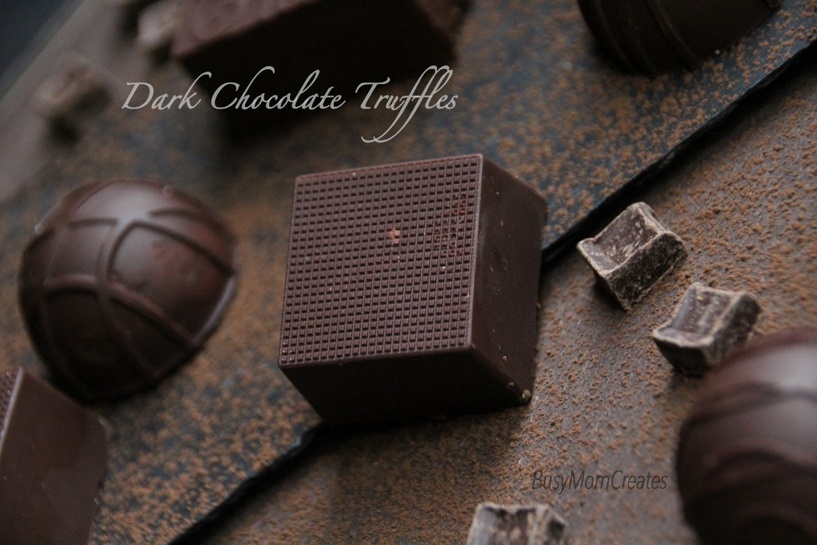 Dark Chocolate Truffles (Vegan/ Ketogenic)