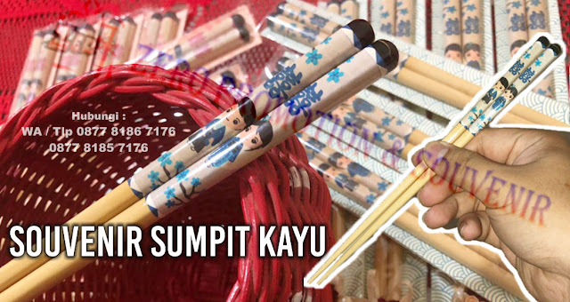 Souvenir Sumpit Kayu Promosi Online, wooden chopsticks, Promosi Sumpit Kayu Custom Termurah dan Tercepat, Souvenir Sumpit Kayu 