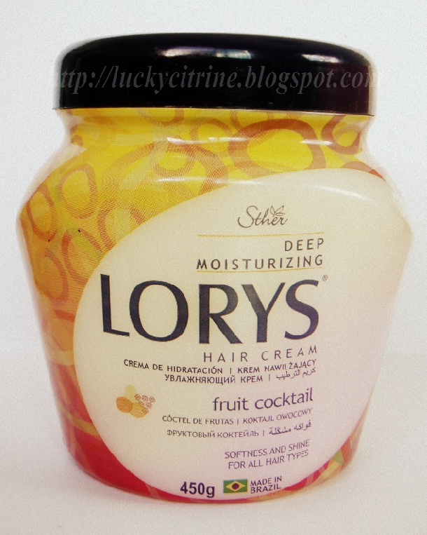 Lucky Citrine: Lorys Hair Cream in Fruit Cocktail