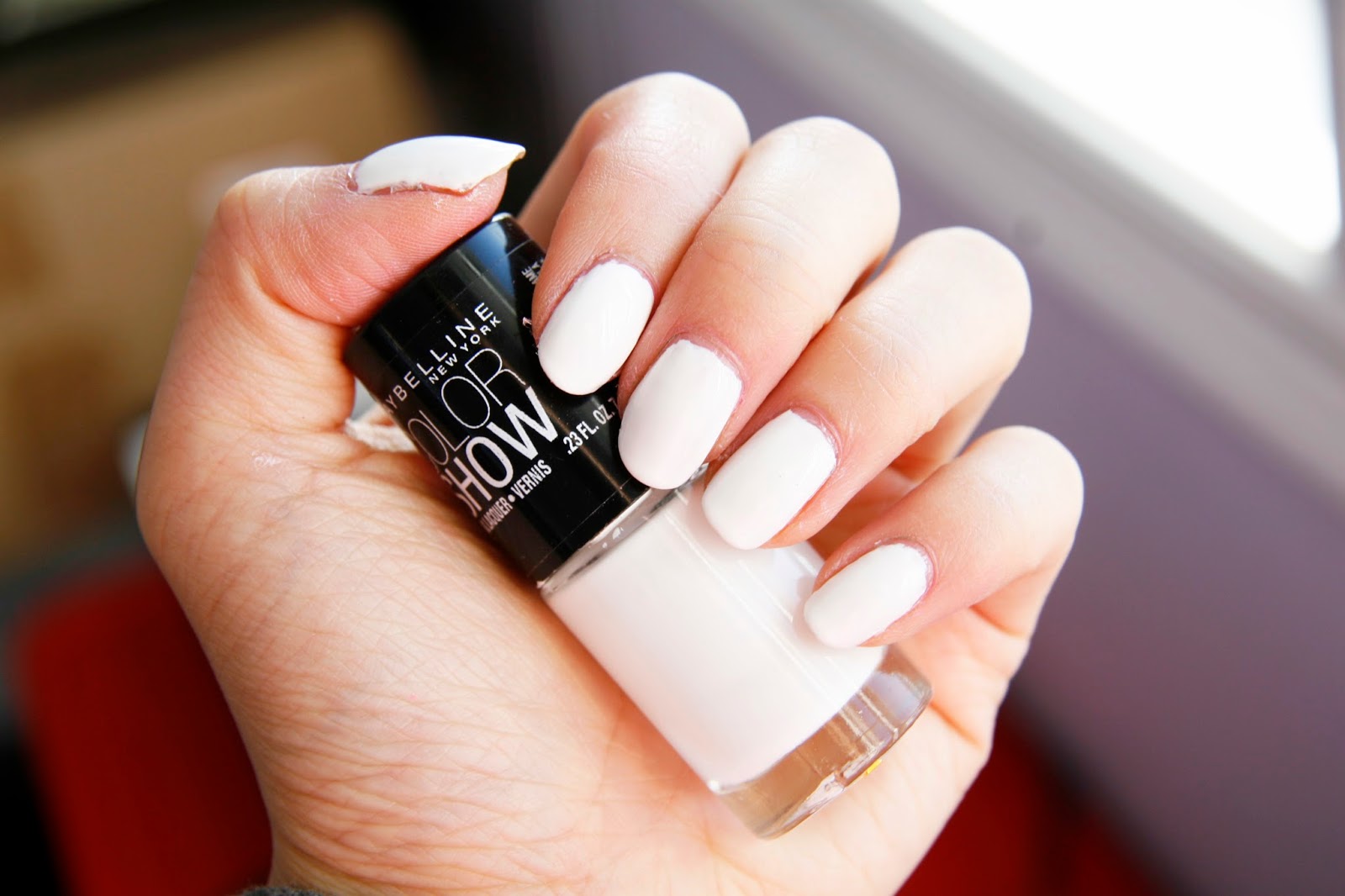 maybelline color show white nail polish