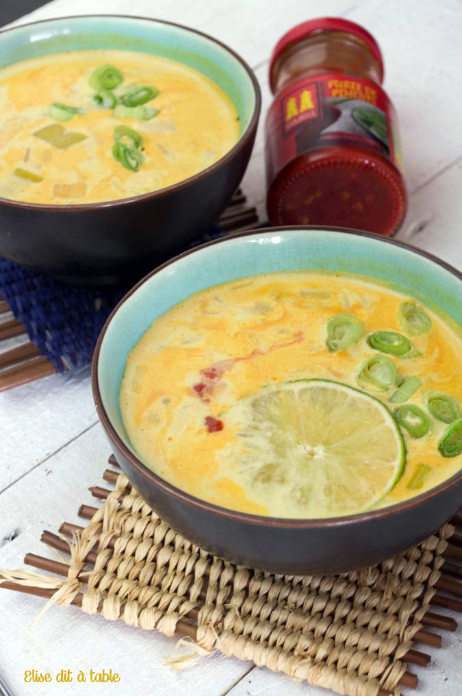 recette Soupe thaï piquante