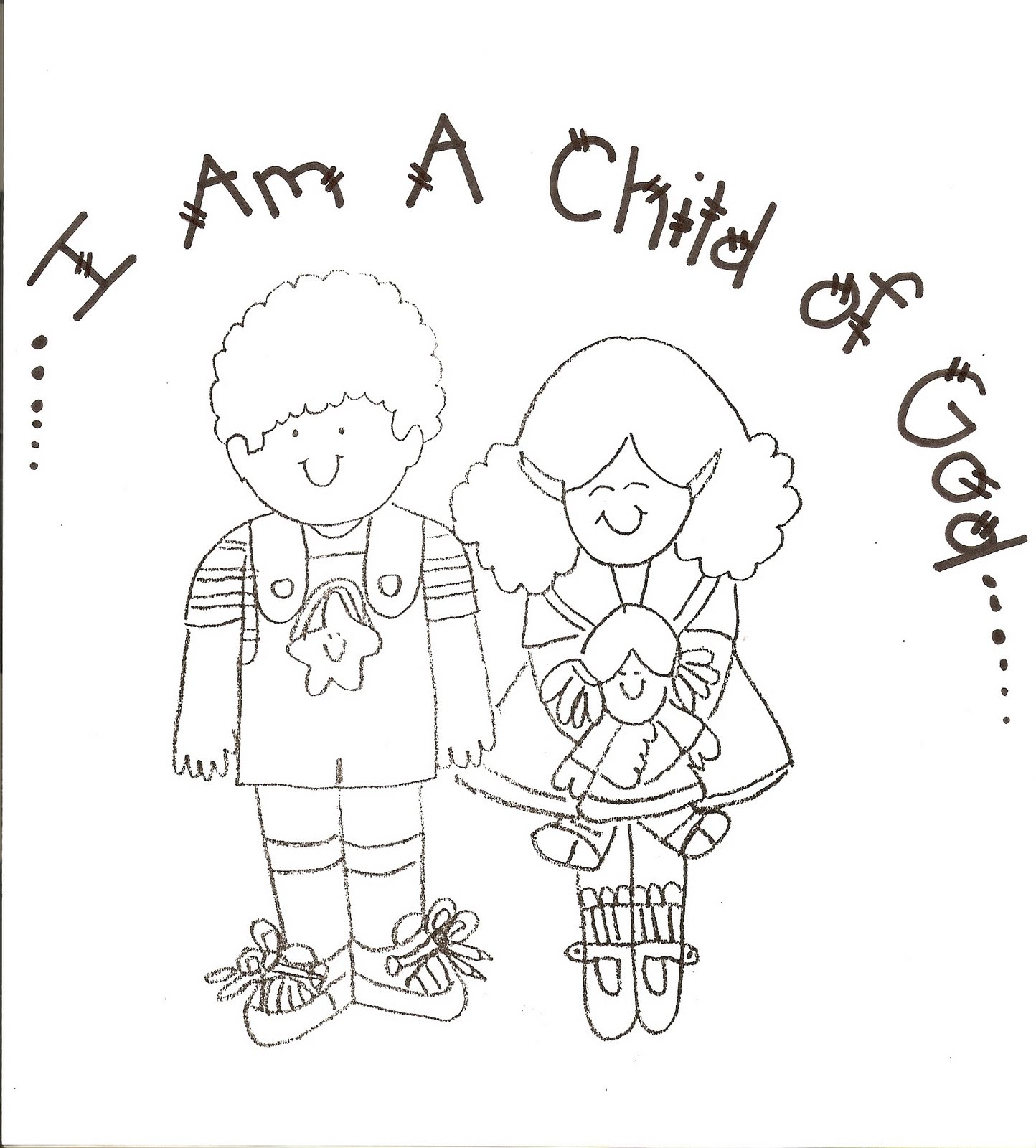 i am special coloring pages for kids - photo #47