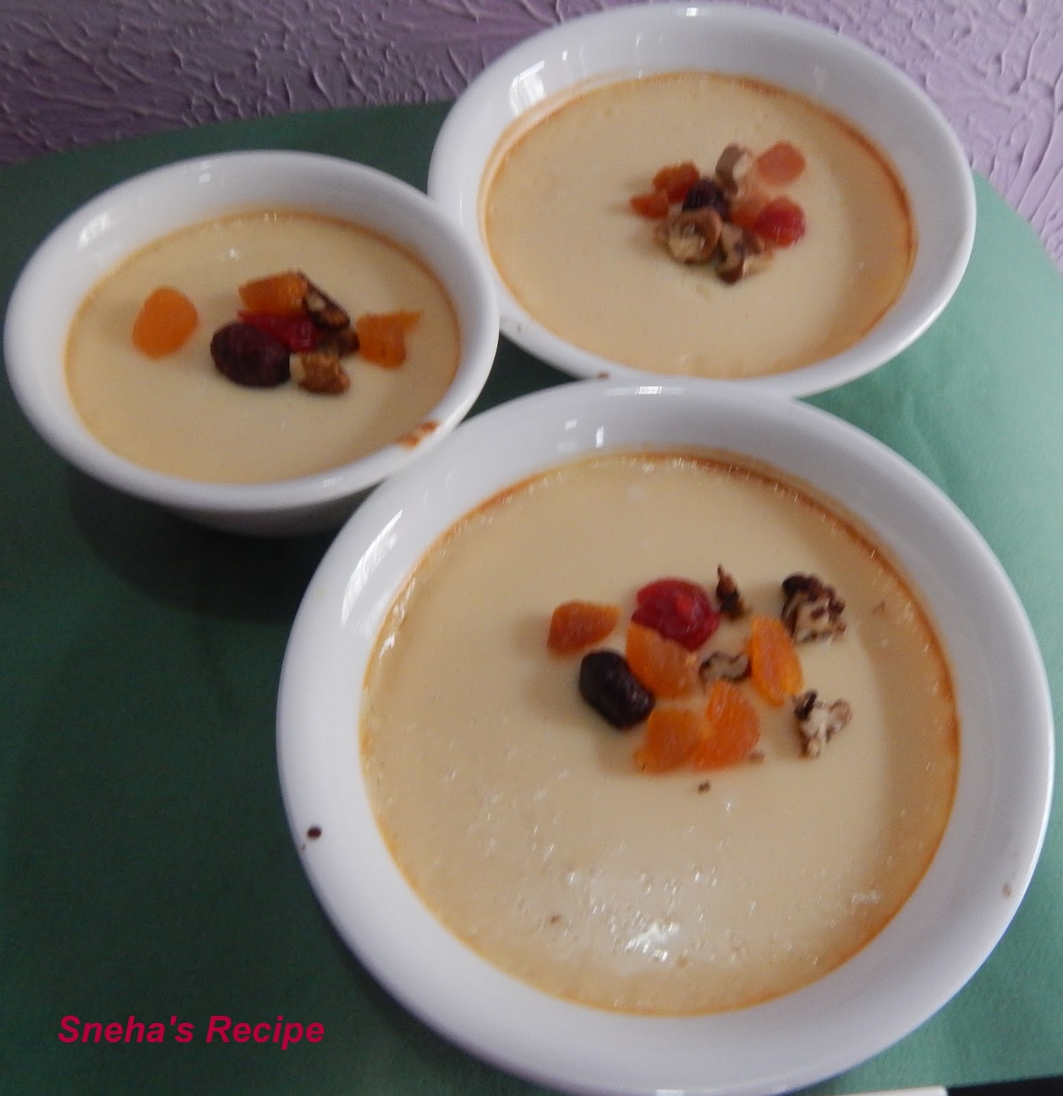 Baked Vanilla Yogurt Sneha's Recipe