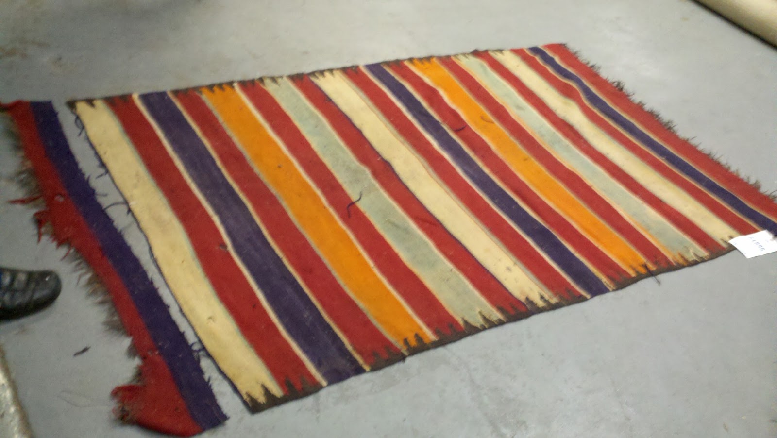 PureGreen Carpet Cleaning Navajo Rug Moth Damage Cleaning and Repair