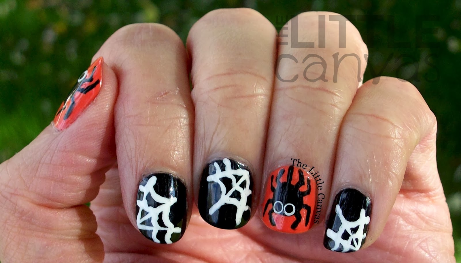 1. Easy Spider Web Nail Art Tutorial - wide 11