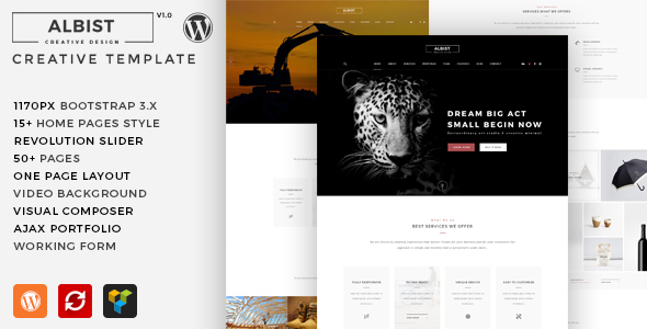ALBIST v1.0 - Creative Multipurpose WordPress Theme ALBIST v1.0 - Creative Multipurpose WordPress Theme