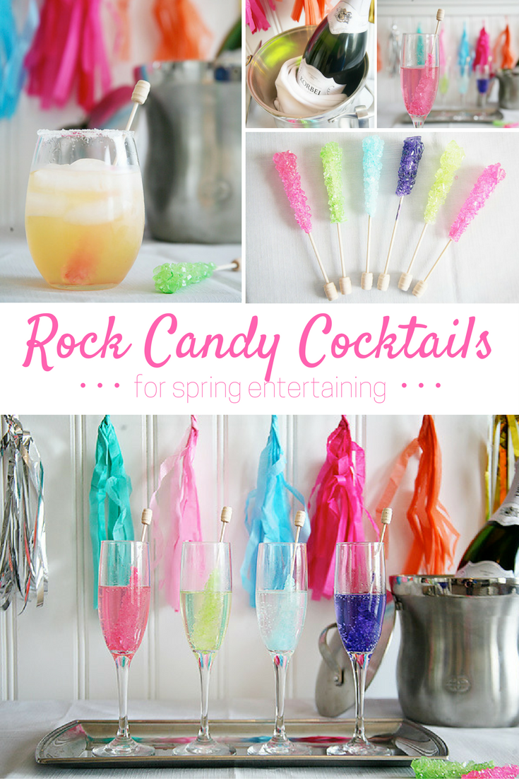 Magnolia Mamas Rock Candy Cocktails for Spring Entertaining