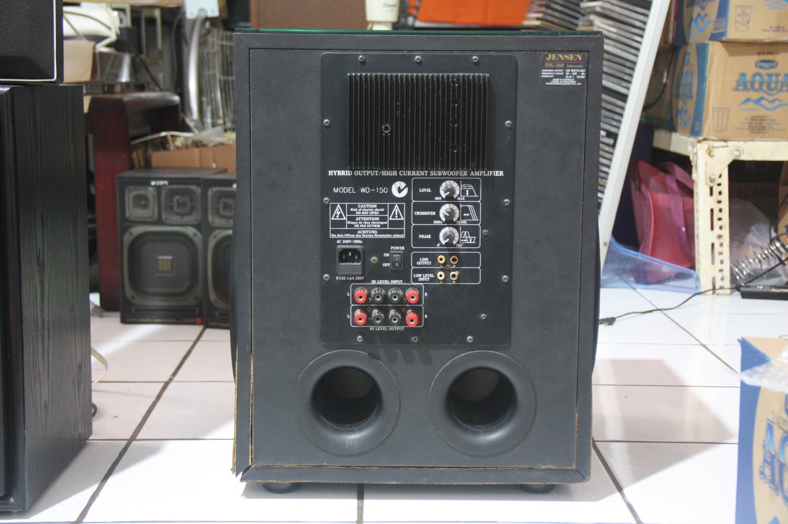 audio2nd Jensen DX260 Subwoofer Active ( 2 x 8Inc)