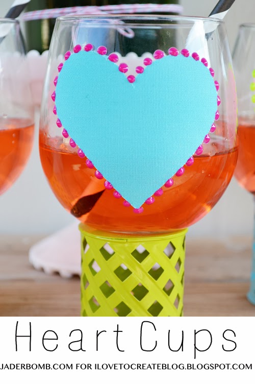 iLoveToCreate Blog: How to make Heart Cups