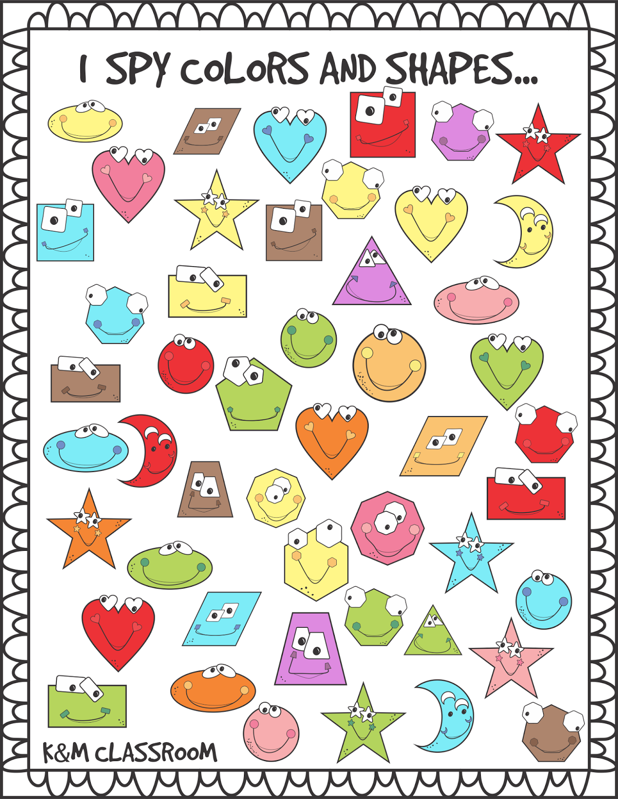 I Spy Preschool Printables I Spy Preschool Printables
