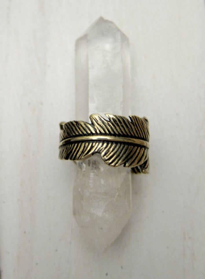 Feather Junkie Ring