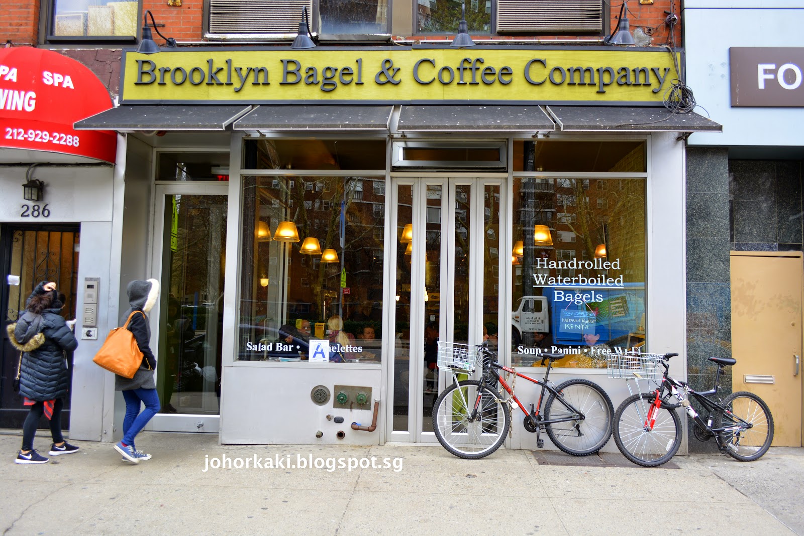 Brooklyn Bagel & Coffee Company in NYC New York Tony Johor Kaki